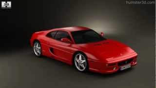 Ferrari F355 F1 Berlinetta 1999 3D model by 3DModelsorg [upl. by Rashidi420]