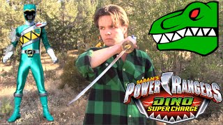 Power Rangers Dino Super Charge Green Morph [upl. by Enobe]