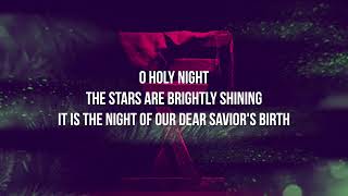 O Holy Night  Christmas Song with Lyrics Church Setting [upl. by Myers]