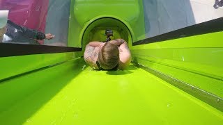 We Rode The New Drop Slide At Adventure Island Water Park In Tampa Florida [upl. by Dorahs]