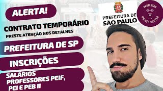 Prefeitura de São Paulo Abertura de inscrições para contrato temporário com salários revelados [upl. by Jezreel254]