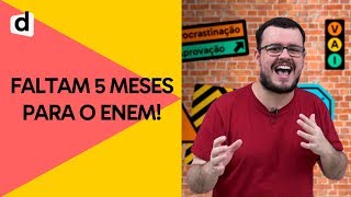 O QUE ESTUDAR A 5 MESES DO ENEM  PLANTÃO DESCOMPLICA [upl. by Fran]