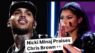 Nicki Minaj Praises Chris Brown On Her Stationhead “Omg” [upl. by Nwadal534]