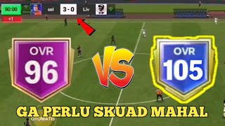 Cara Mudah Melawan OVR Tinggi 105 Pakai Skuad Murah  FC Mobile [upl. by Hayarahs]