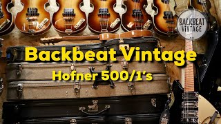 Hofner 5001 Bass Collection Backbeat Vintage Update [upl. by Acsisnarf]