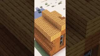 Quick Build Starter House in the Winter Taiga minecrafbuilds minecraft minecraftbuilding [upl. by Svetlana]