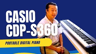 Casio CDPS360 Review A Portable Digital Piano with Professional Features  InDepth Guide  Demo [upl. by Nalon]