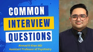 Residency Interview Questions by AAMCPart 1 [upl. by Alakim336]