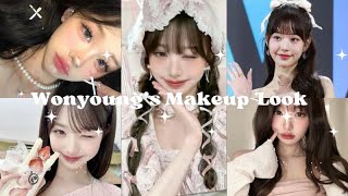 Wonyoung’s Makeup Look✨🧸🎀wonyoung kpop makeup [upl. by Straus]