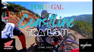 FB Group CRF 250300 Rally amp L Portugal ride  Coastline Trails  Chapter II Arrábida Nature Park [upl. by Goldina]