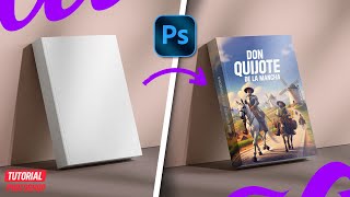 Cómo crear mockup de libro con Adobe Photohop [upl. by Anilecram]