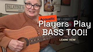 BRING ON THE BASS  Acoustic Guitar TIPS  Learn Four Methods Improve Style Fender Highway [upl. by Nnyleimaj]