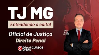 Concurso TJMG  entendendo o edital Oficial de Justiça  Direito Penal com Léo Castro [upl. by Aisayt]