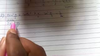 class 11 math ch 3 ex 33 questions no  1 2 34 trigonometric functions [upl. by Aciretnahs]