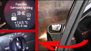 Function Way Home on Mercedes W211 W219 Auto inclusion of light In the dark after exit from car [upl. by Antony]