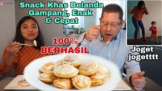 BIKIN POFFERTJES JAJANAN SIMPLE KHAS BELANDA UNTUK SUAMI amp ANAK [upl. by Hamachi]