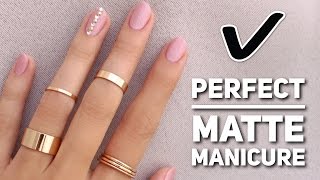 Get The Perfect Matte Manicure [upl. by Octavius180]