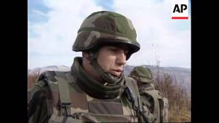 BOSNIA ZUC FRENCH NATO TROOPS DANGEROUS MISSION [upl. by Schacker138]