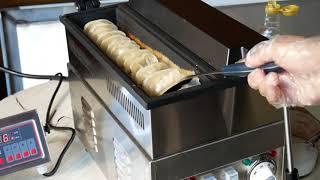 HY738 電力脆皮煎餃機 Electric Dumpling Griller Machine [upl. by Rey414]