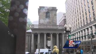 Archaeological dig at former Boston city hall [upl. by Bergeman]