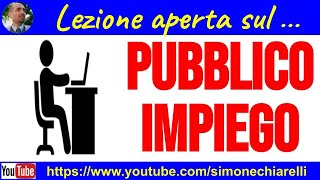 Normativa del pubblico impiego approfondimenti sul DLgs 1652001  LEZIONE APERTA [upl. by Kenleigh321]