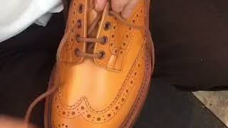 How We Lace Our Country Shoes  Trickers Shoes [upl. by Esinrahc]