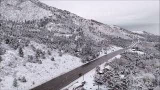 11042024 Cascade Colorado  Overnight Snow Event with Epic Views [upl. by Dunc]