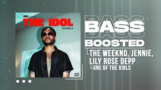 The Weeknd JENNIE amp Lily Rose Depp  One Of The Girls BASS BOOSTED [upl. by Osicran954]