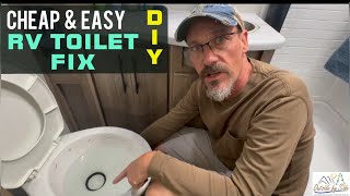 Easy DIY RV Toilet Repair for Dometic Model 310 [upl. by Ettenna419]