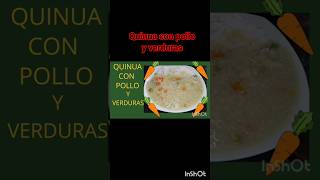 Quinua con pollo y verduras almuerzos comidaperuana recetasfaciles recetasconquinua [upl. by Hahsia]