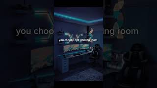 Choose your dream gaming room gaming setup shortvideo subscribe pc 😊 [upl. by Enilra]