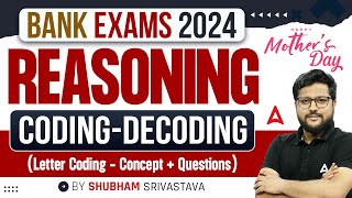 CodingDecoding Reasoning Tricks for Bank Exams 2024  By Shubham Srivastava [upl. by Wolfram]