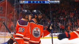 Jesse Puljujarvi makes slick move threads needle to Jujhar Khaira [upl. by Aubrette105]