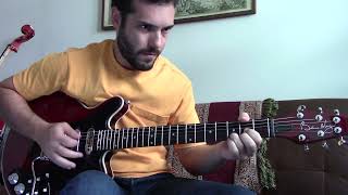 Queen Headlong  Guitar Solo  Brian May Amplitube Red Special Guitar [upl. by Amo]