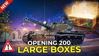 240€ Worth of 200 Large Holiday Ops Loot Boxes  World of Tanks Holiday Ops 2023 [upl. by Oriel]