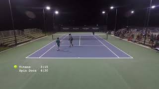 Playoff Finals  Combined 90 div  Nissan Titans vs Spin Doctors 11212024  Guam tennis [upl. by Maxey385]