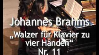 Johannes Brahms „Walzer für Klavier zu vier Händen“ op 39 [upl. by Glynas886]