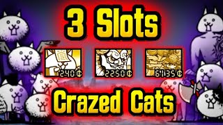 All Crazed Cats 3 Slots [upl. by Hctim]