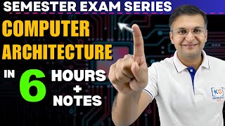 Complete COA Computer Organization amp Architecture in one shot  Semester Exam  Hindi [upl. by Enaasiali]