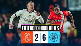 EXTENDED HIGHLIGHTS  Luton 26 Man City  HAALAND SCORES FIVE [upl. by Condon]