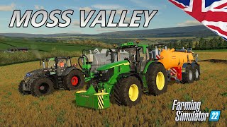 Busy With A Digestate amp Lime Contract  Ep14  Moss Valley  Farming Simulator 22 [upl. by Rycca764]