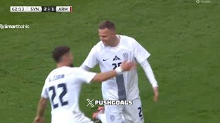 Josip Ilicic Goal  Slovenia vs Armenia 21 All Goals Results And Extended Highlights2024 [upl. by Faubion613]