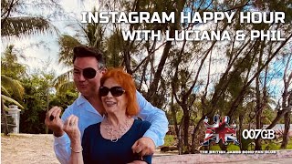 007GB Instagram Happy Hour with VERY special guest Luciana Paluzzi aka Fiona Volpe from Thunderball [upl. by Paschasia]