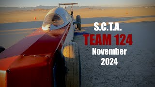 TEAM 124 SCTA EL MIRAGE NOVEMBER 2024 LAND SPEED RACING [upl. by Hannad]