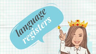 Language Registers [upl. by Haman]