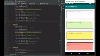 Android Studio Tutorial  EditText  Multiple EditText Boxed Design [upl. by Martino]