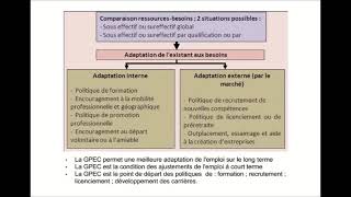 La Gestion Prévisionnelle des Emplois et des Compétences GPEC  Partie 2 [upl. by Kikelia]