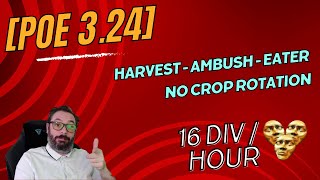 POE 324 Farm pattern  Harvest  Ambush  eater  No Crop rotation  16 divh [upl. by Nadean]