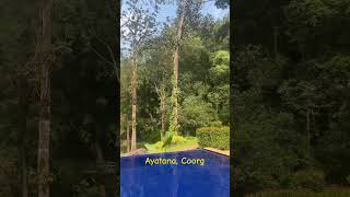 ayatanacoorg ayatana coorg resort waterfall holidays family trending diwali travel [upl. by Oriana]