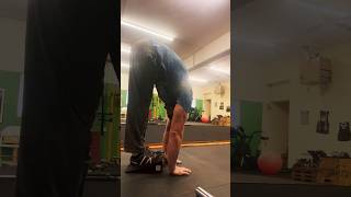 Slant Board Palms to the Floor 6’6”255 ​⁠TheKneesovertoesguy shortvideo bodyweightexercise yt [upl. by Amaerd]